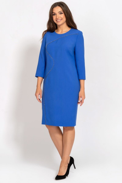 Платье Angelina 844 синий - фото 1