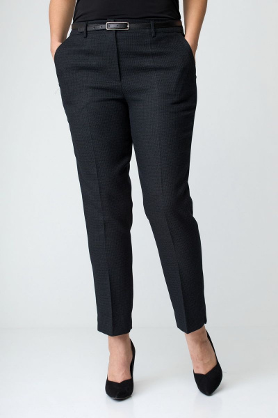 Брюки БелЭльСтиль 586-1 04 22 серая клетка - фото 1