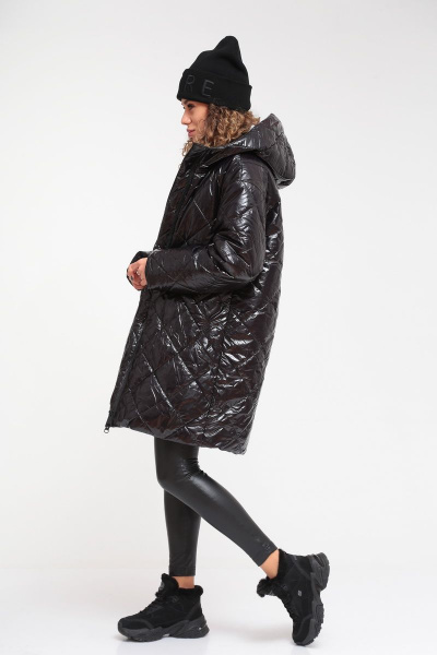 Куртка DOGGI 6342 черный-ромб - фото 6