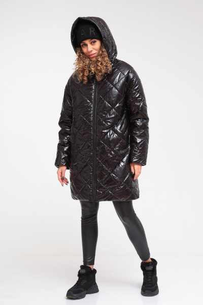 Куртка DOGGI 6342 черный-ромб - фото 1