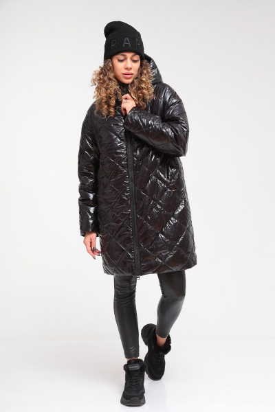 Куртка DOGGI 6342 черный-ромб - фото 3