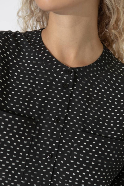 Свободная блуза с накладными карманами и застёжкой Femme & Devur 70884 1.32F(170) - фото 6