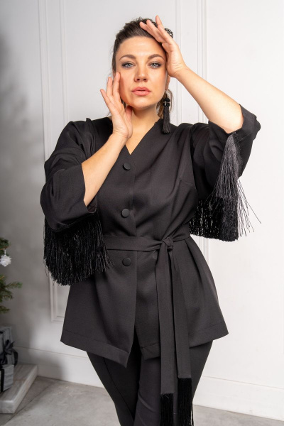 Брюки, жакет Andina 931 черный - фото 17