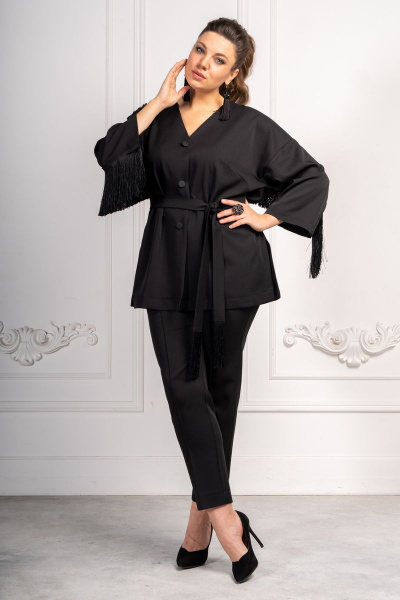 Брюки, жакет Andina 931 черный - фото 12