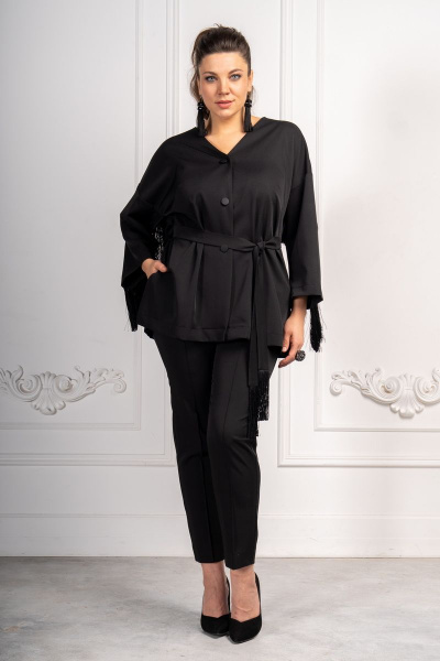 Брюки, жакет Andina 931 черный - фото 10