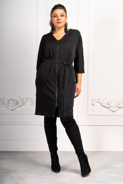 Платье Andina 813 черный - фото 16