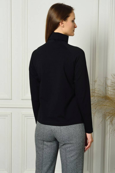 Классический джемпер из хлопка с регланом и стойкой Femme & Devur 30753 1.3F(170) - фото 4