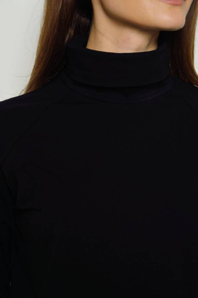 Классический джемпер из хлопка с регланом и стойкой Femme & Devur 30753 1.3F(170) - фото 3