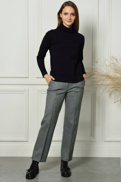 Классический джемпер из хлопка с регланом и стойкой Femme & Devur 30753 1.3F(170) - фото 2