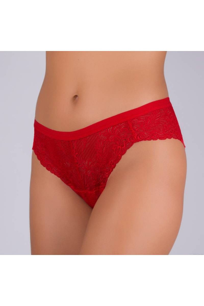 Трусы кружево для ежедневной носки Verally 1158-1 красный - фото 3