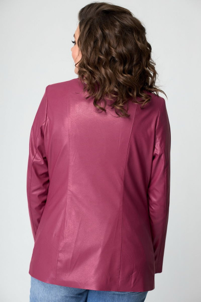 Жакет БелЭльСтиль 203-1 11 22 экокожа розовый - фото 3