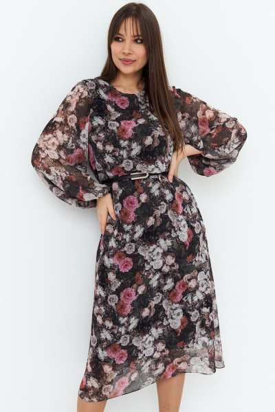 Платье Магия моды 1891 цветы - фото 2