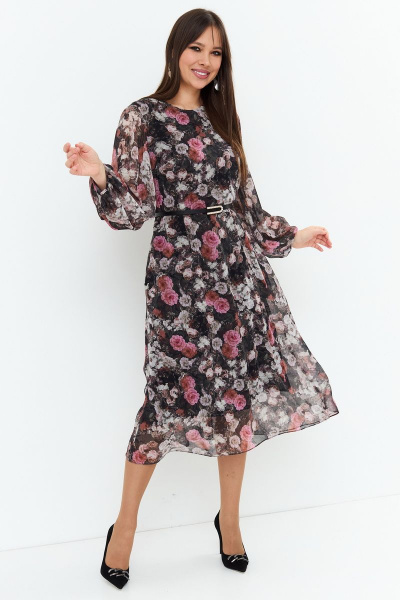 Платье Магия моды 1891 цветы - фото 1