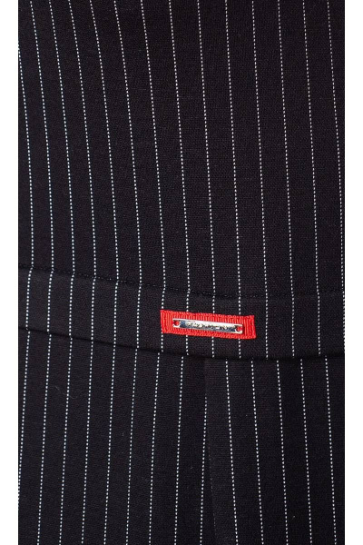 Платье полуприлегающее из вискозы и трикотажа с полоской Camelia 2241 1 - фото 5