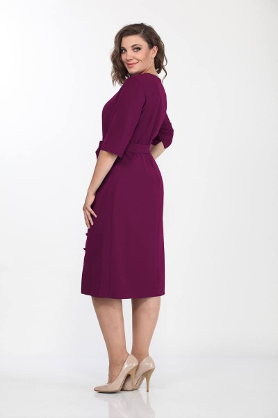 Платье Lady Style Classic 2119/1 винный - фото 2