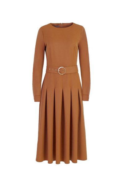 Платье Elema 5К-12378-1-164 кэмел - фото 4
