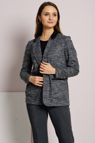 Светлый жакет из трикотажа для делового стиля Femme & Devur 70878 1.59F(170) - фото 6