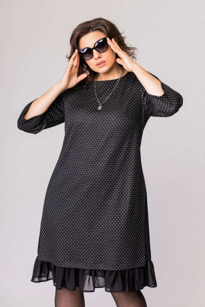 Платье EVA GRANT 1004 горох - фото 4