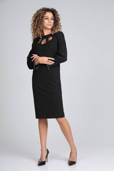 Платье Verita 2184 черный - фото 3