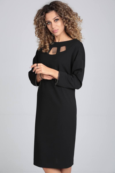 Платье Verita 2184 черный - фото 4